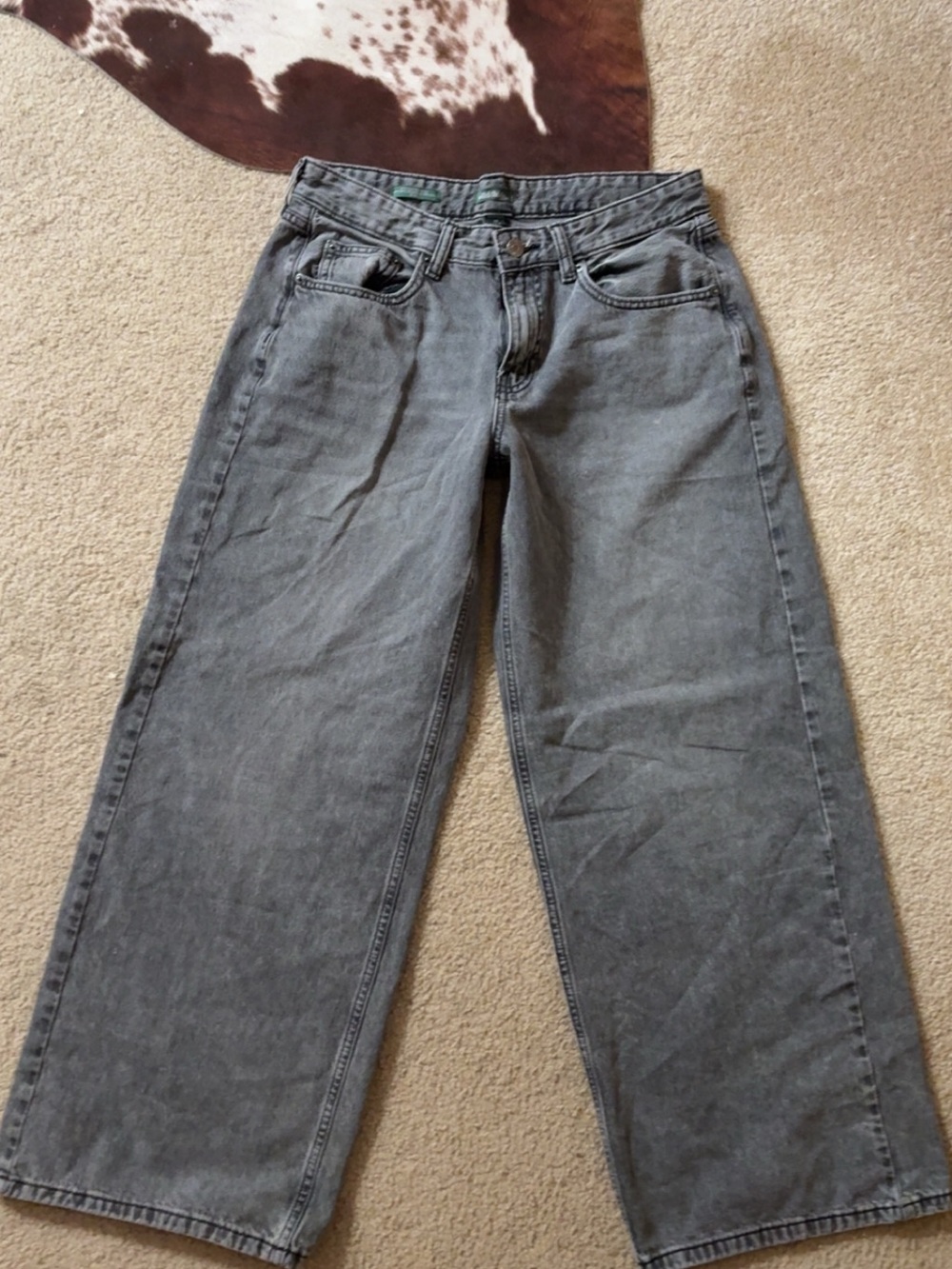 wild fable Women's Relaxed Straight Gray Jeans